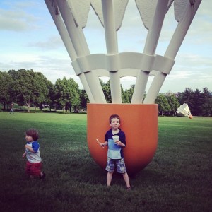 Ivan & Elias at the Nelson-Atkins Museum